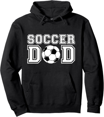 Soccer Dad Hoodie Soccer Gift for Father Dad Soccer Pullover Hoodie