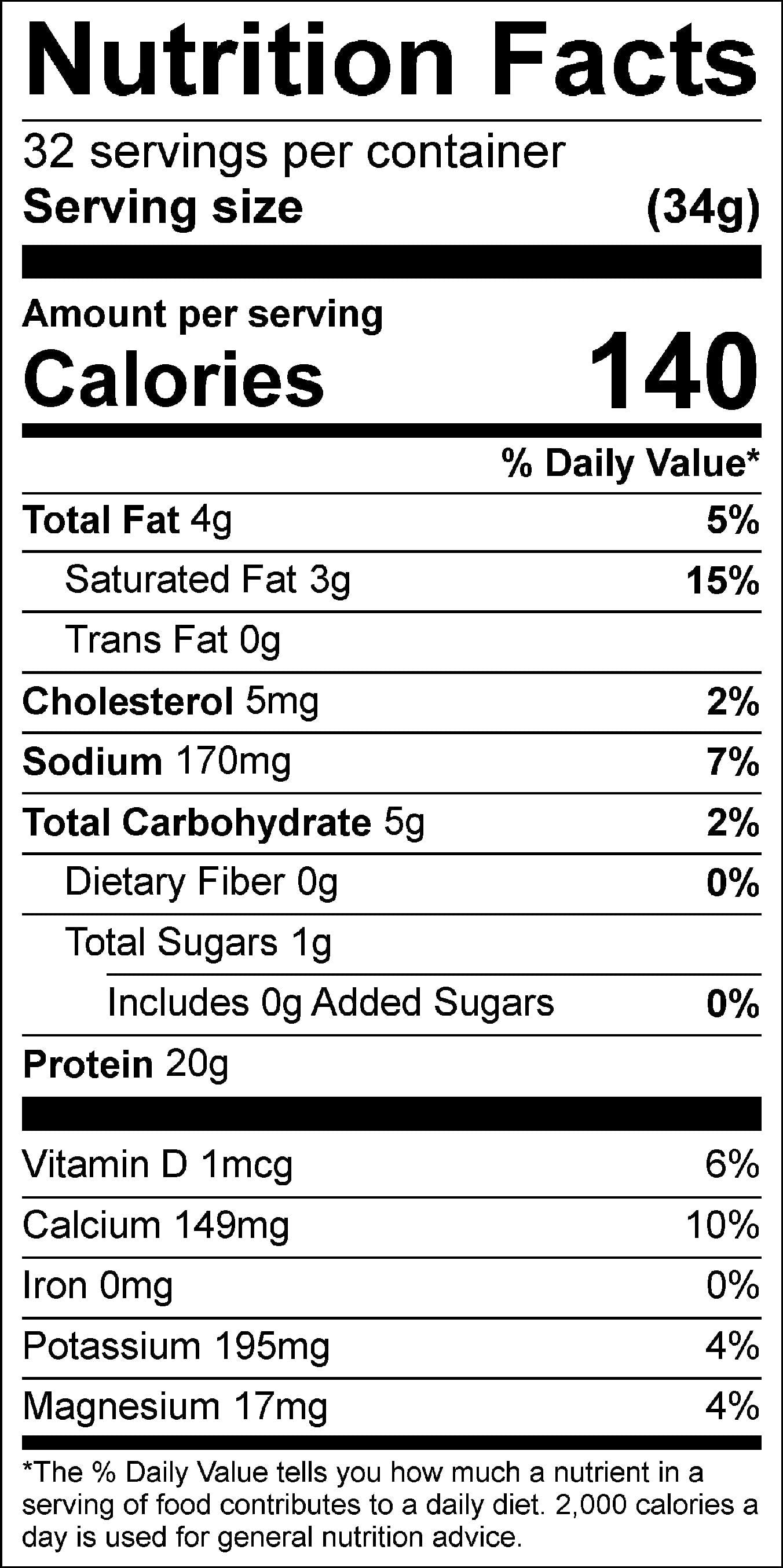 Protein Powder, 20G Protein, Vanilla