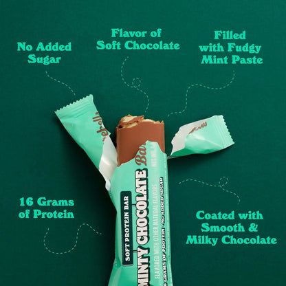 Soft Bars Minty Chocolate, 12 Pack