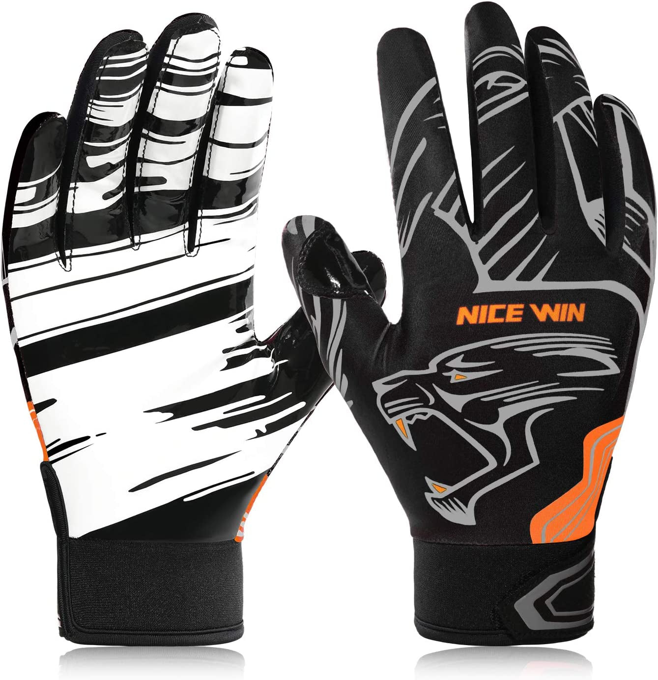 Football Gloves Adult Football Receiver Gloves for Men and Women