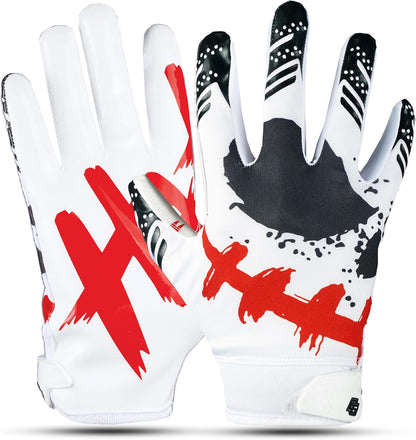 Jester Football Gloves - Tacky Grip Adult & Youth Size