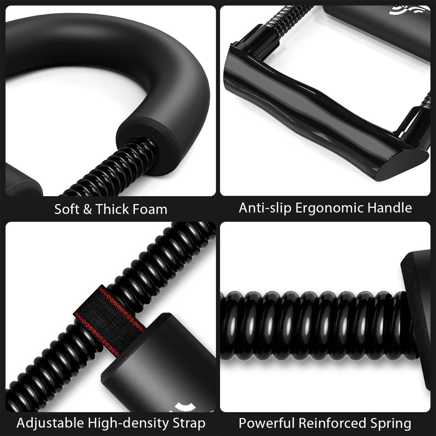 Forearm Strengthener  Forearm Wrist Strengthener Exerciser with Adjustable Tension for Improving Strength - Hand Developer Arm Grip Workout Strength Trainer Home Gym Workout Equipment for Starter and Pro