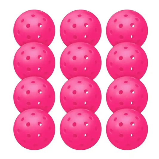 Sports Indoor Outdoor Play Pickleball 40 Hole,4 Pack - USAPA Approved, Pink