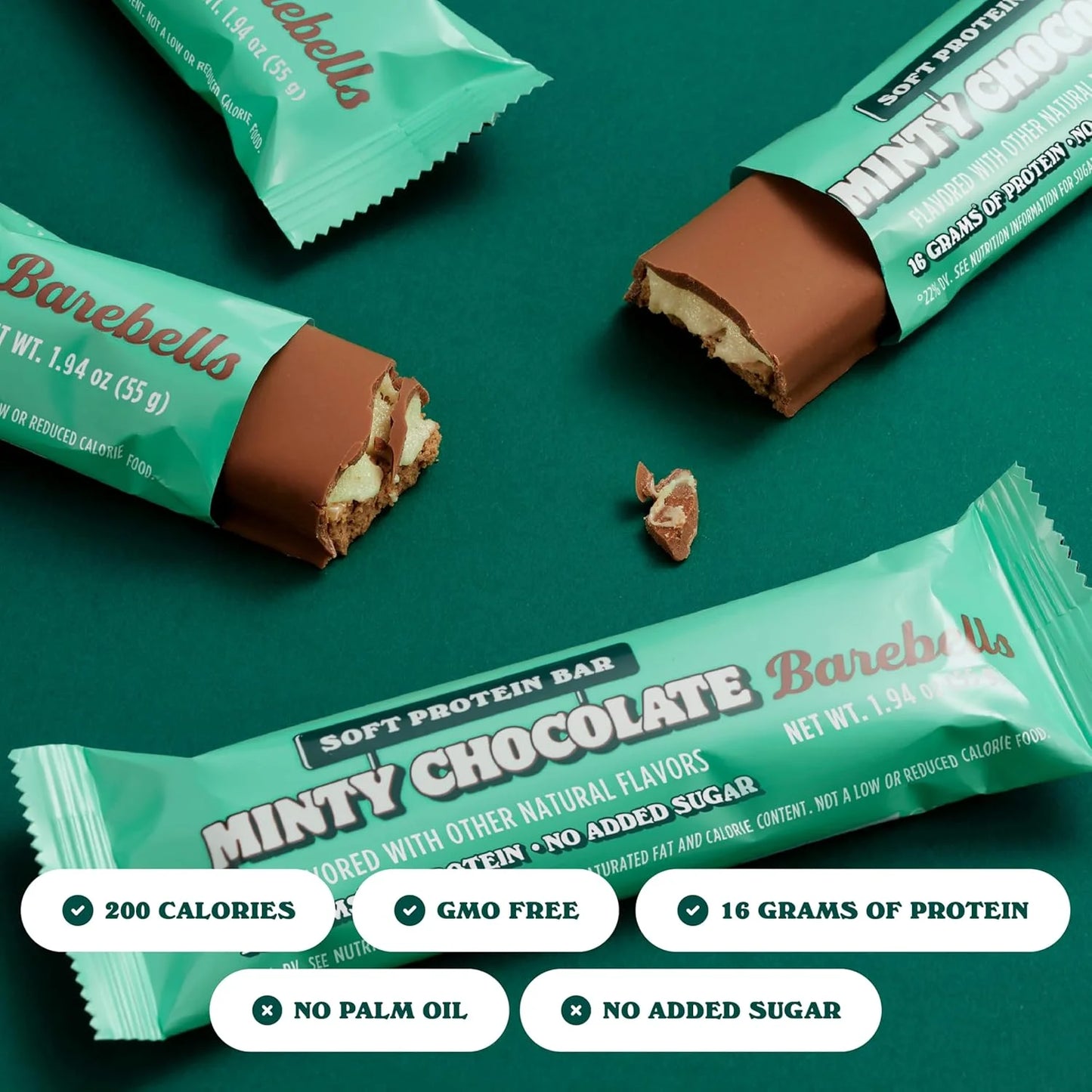 Soft Bars Minty Chocolate, 12 Pack