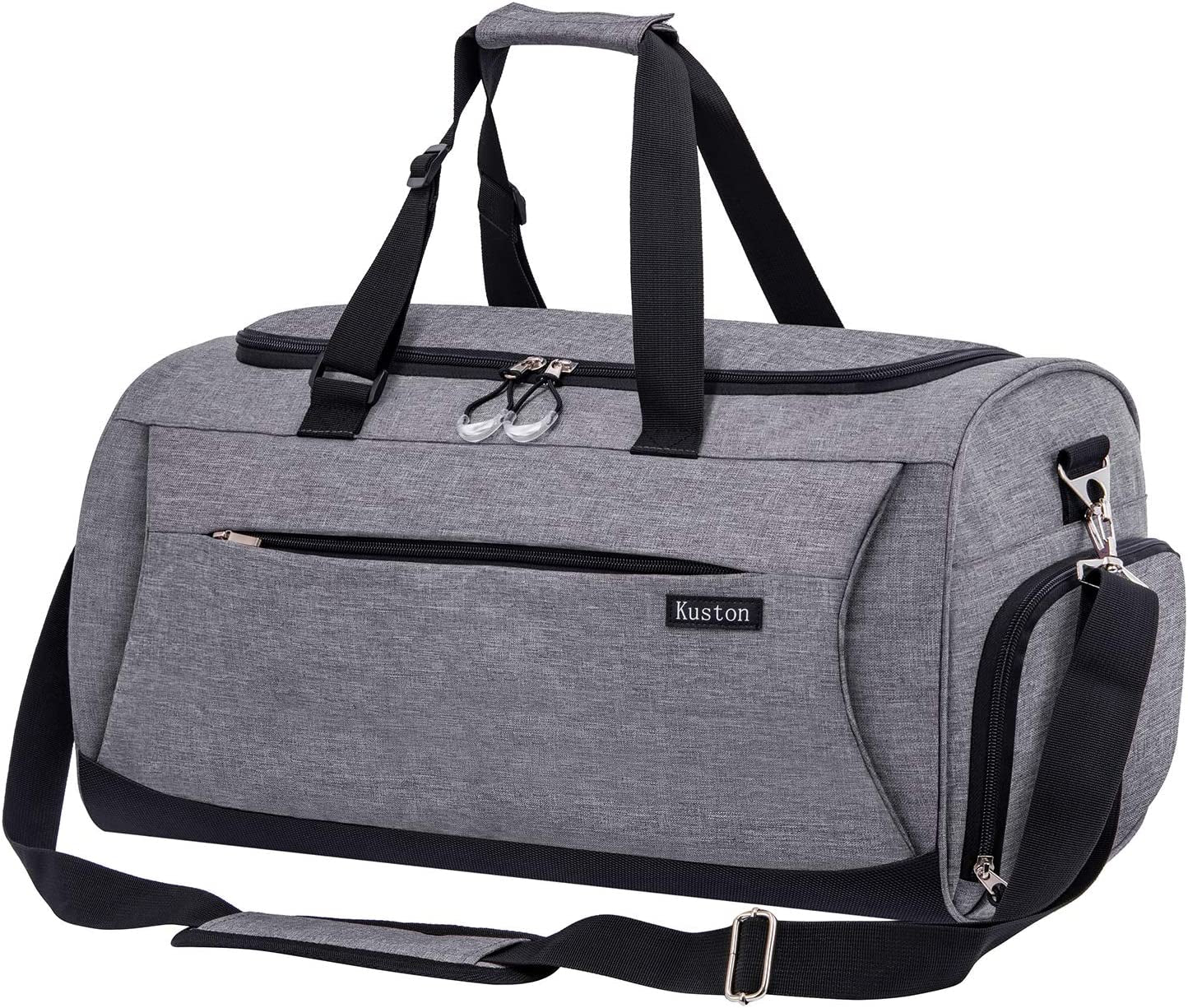 Sports Gym Bag with Shoes Compartment &Wet Pocket Gym Duffel Bag Overnight Bag for Men and Women