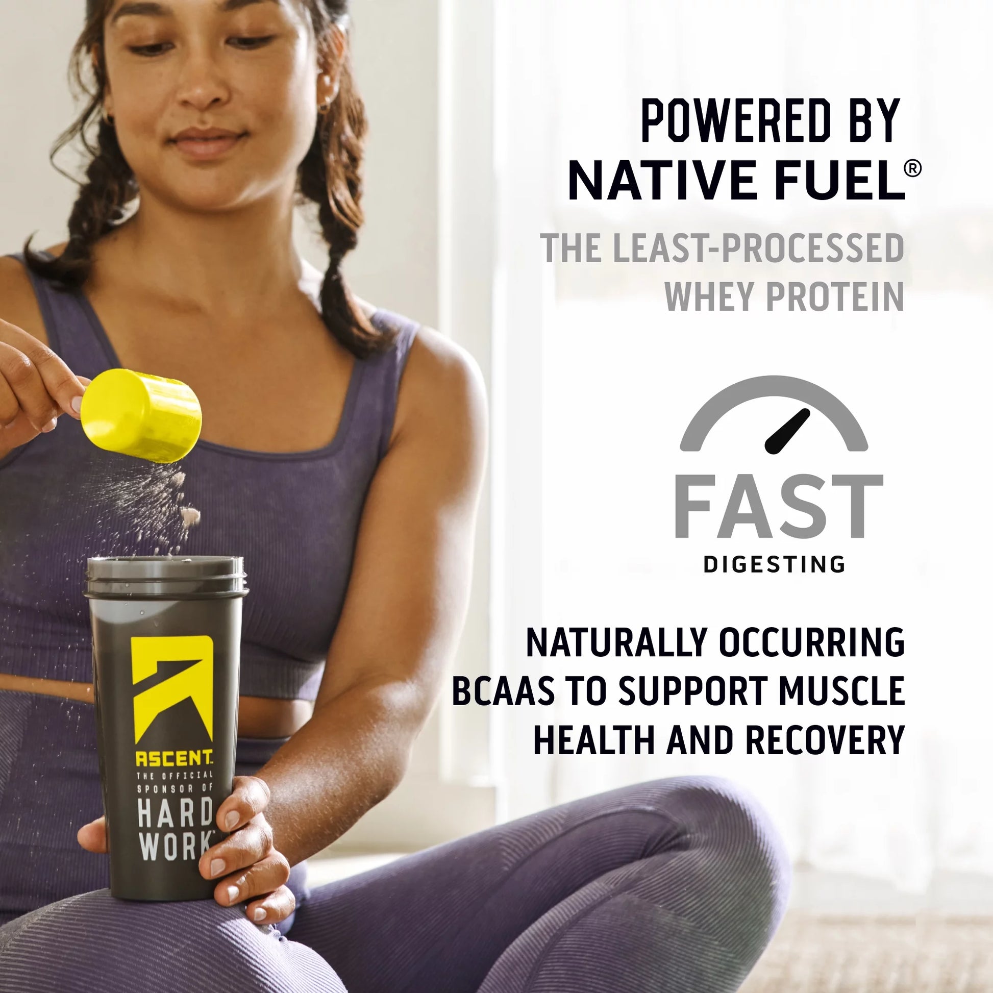 Native Fuel Whey Protein Powder, Chocolate, 4 Lbs