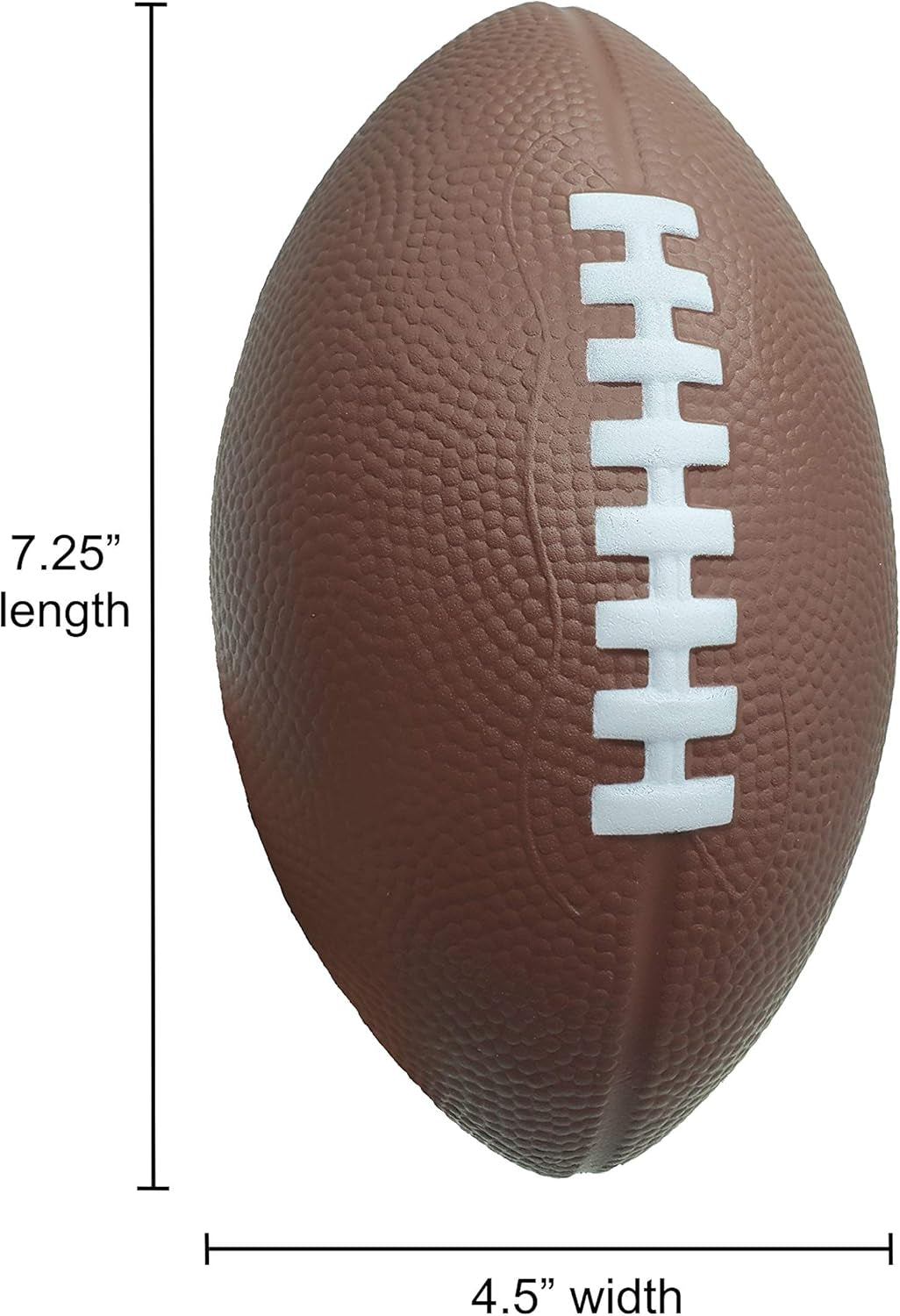 Foam Football - 7.25” Kids Football - Soft, Small Footballs for Kids – Toddler Mini Football 3 Pack