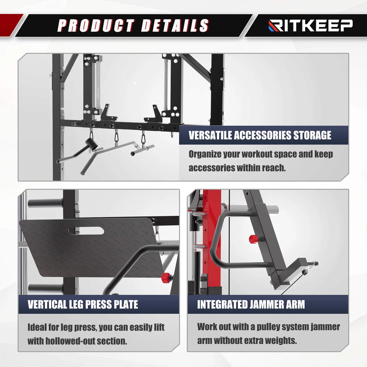 PMAX-4750 Dual Plate Loaded Squat Exercise Machine Gym Equipment Package