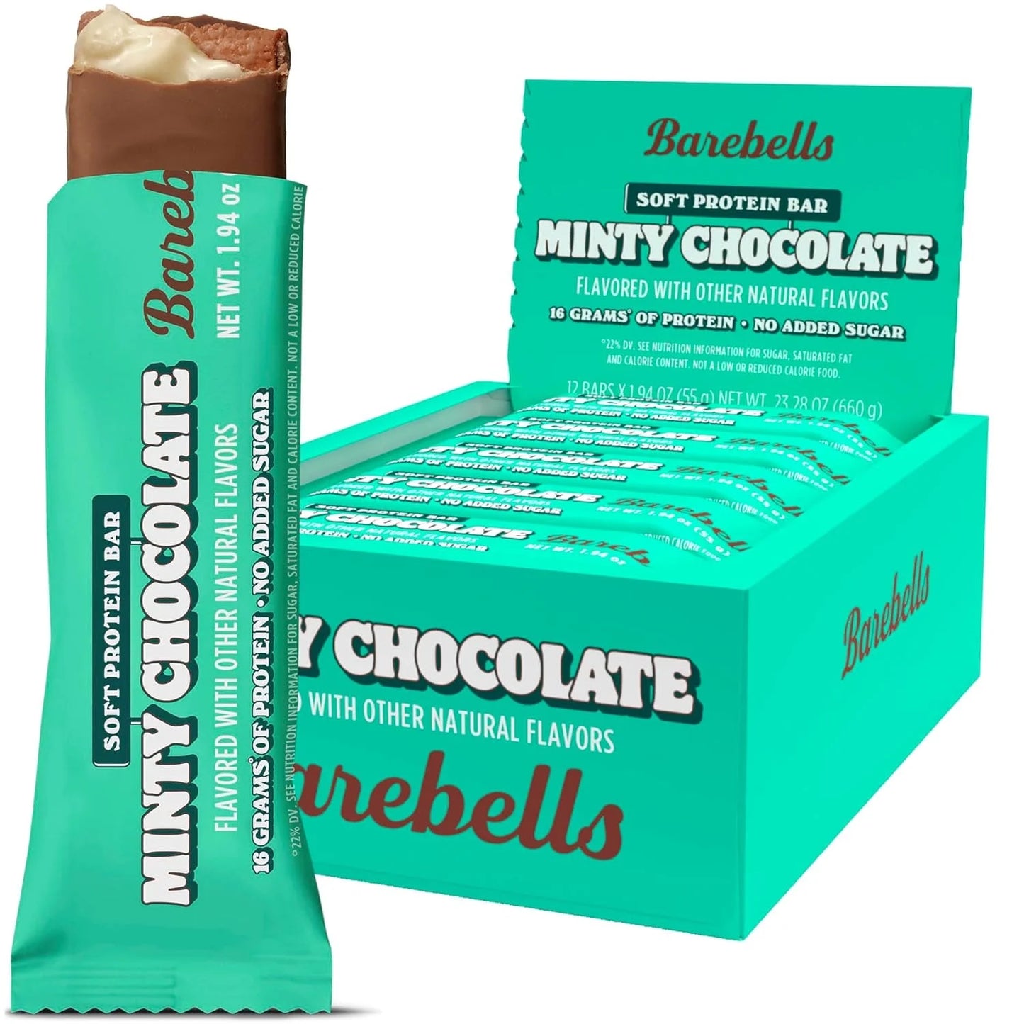 Soft Bars Minty Chocolate, 12 Pack