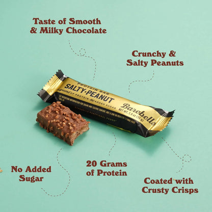 Protein Bars with 20G High Protein, 1.9Oz Bars, Salty Peanut - 12 Count