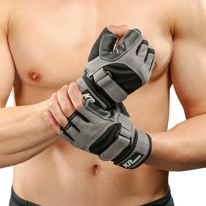 Half Finger Weight Lifting Gloves Men Women Sports Fitness Workout Exercise Training Dumbells Wrist Support Weightlifting Glove