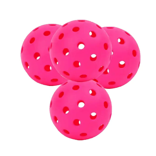 Sports Indoor Outdoor Play Pickleball 40 Hole,4 Pack - USAPA Approved, Pink