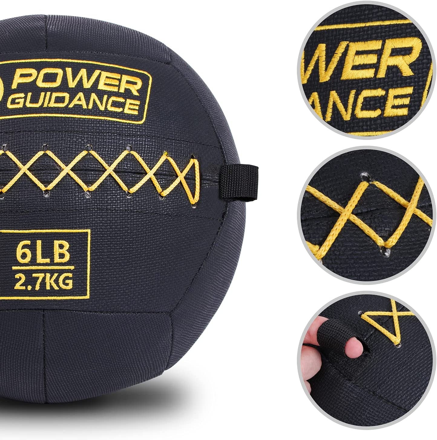 Textured Wall Ball, Slam Ball, Medicine Ball ​For Strength & Basics Exercises and Core Strength Training, Variety ​Weight Balls Perfect Matched Home Gym Exercises (25 Lb)