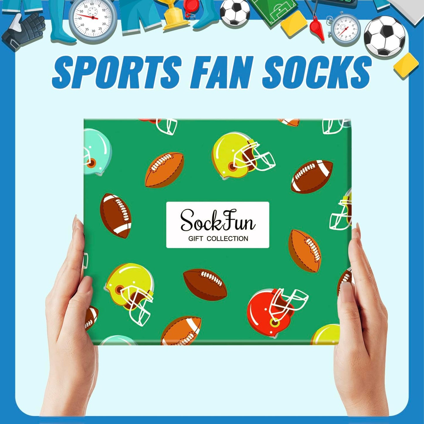 Sports Gifts for Men Women - Baseball Basketball Football Soccer Gifts, Movie Car Racing Gaming Socks