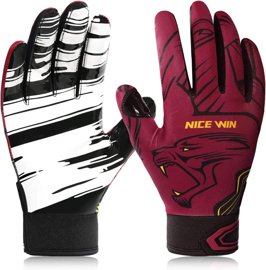 Football Gloves Youth Receiver Gloves for Kids