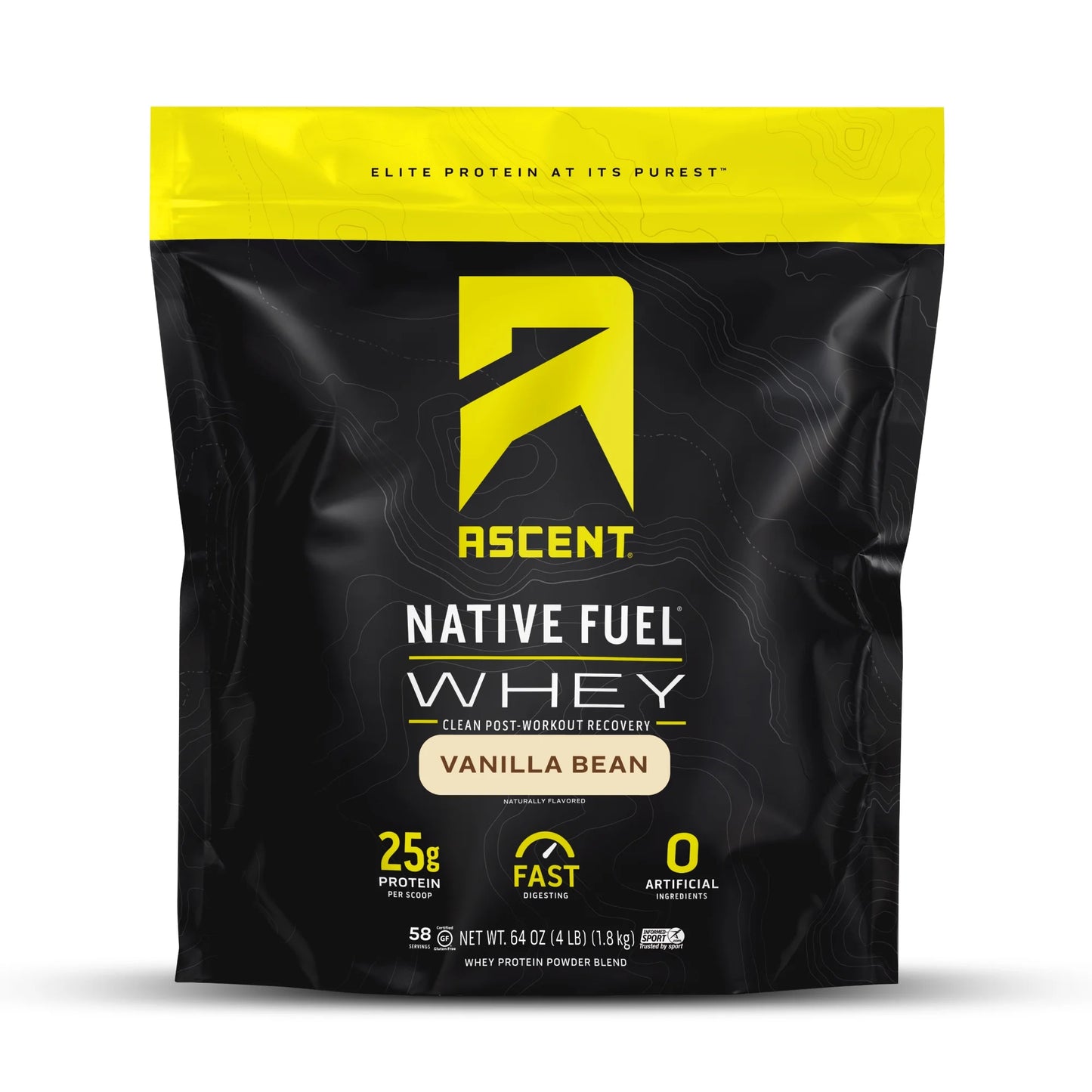 Native Fuel Whey Protein Powder, Vanilla Bean, 4 Lbs