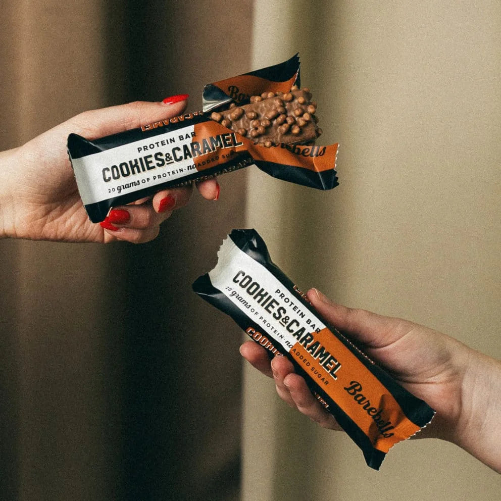 Protein Bars with 20G High Protein, 1.9Oz Bars, Cookies & Caramel - 12 Count