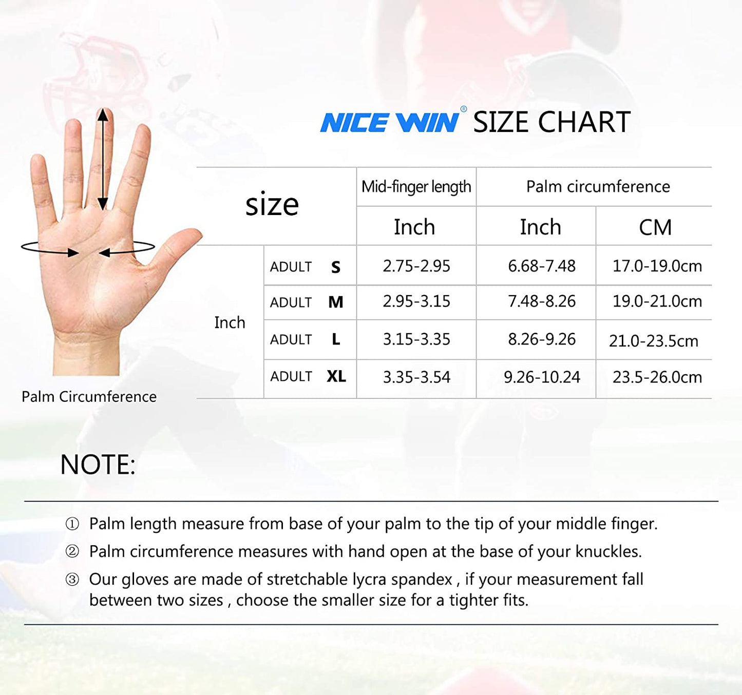 Football Gloves Adult Football Receiver Gloves for Men and Women