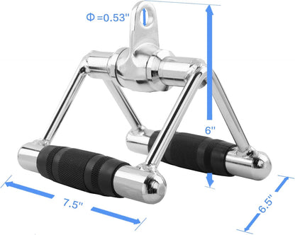 Double D Handle, Cable Machine Handle Attachments, Pull down Exercise Handles of Home Gym Accessories