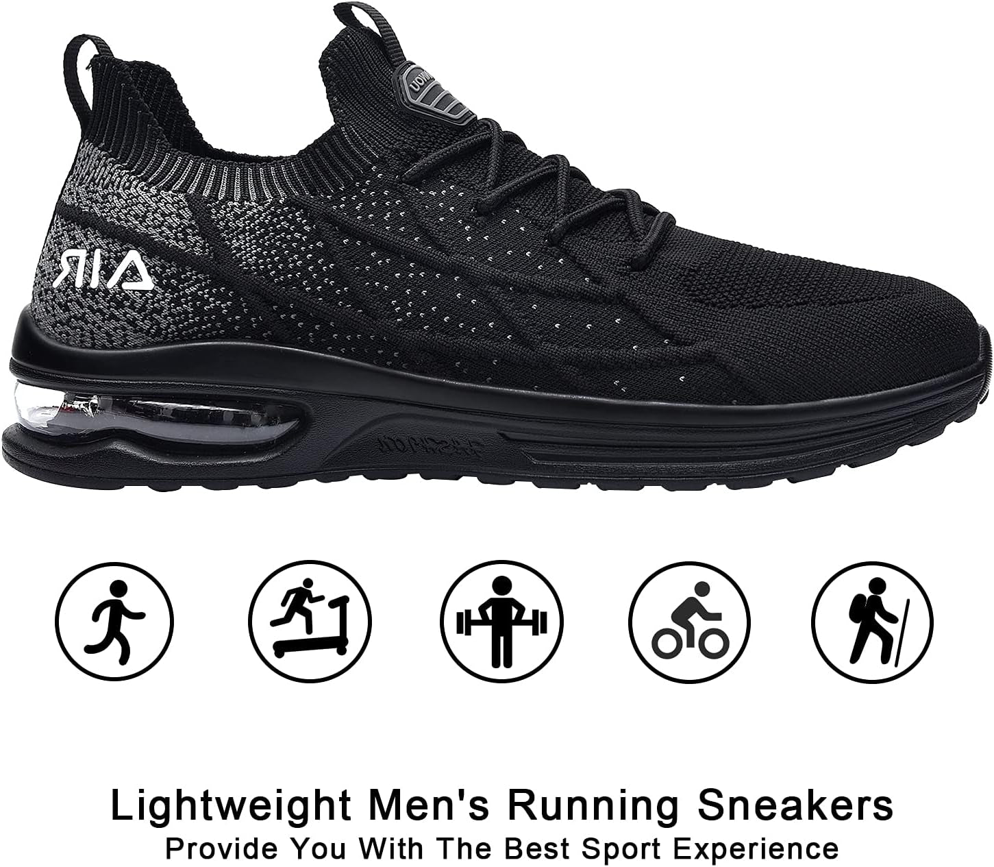 Air Athletic Running Shoes for Mens Tennis Sneakers Breathable Lightweight Fitness Gym Jogging Walking Sport Sneakers