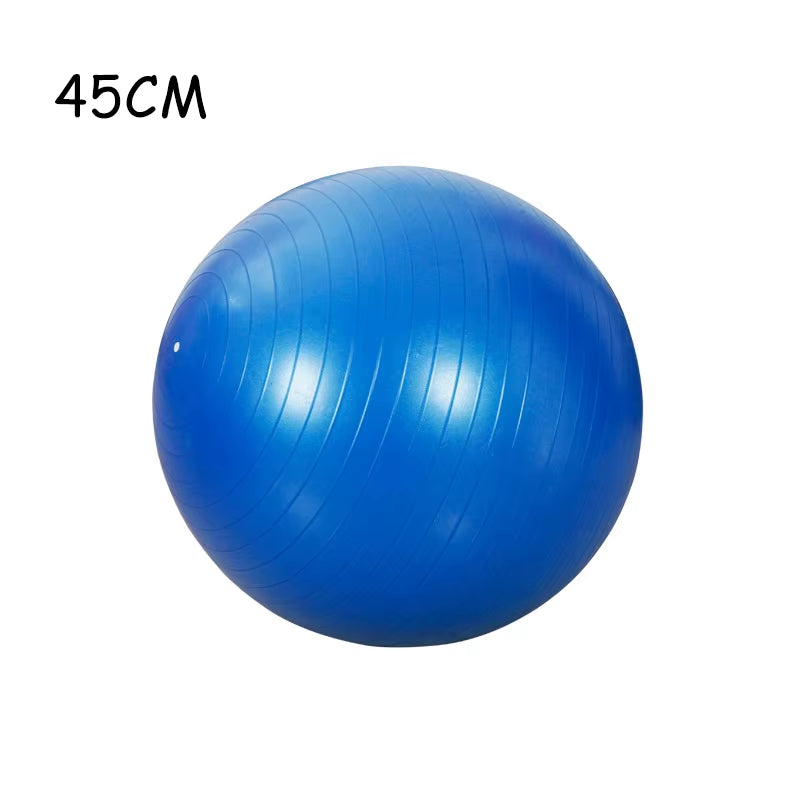 New PVC Fitness Balls Yoga Ball Thickened Explosion-Proof Exercise Home Gym Pilates Equipment Balance Ball 45Cm/55Cm/65Cm/75Cm